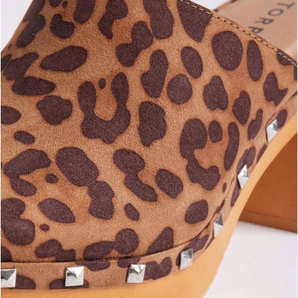 Torrid leopard platform wooden mule - Picture 7 of 9